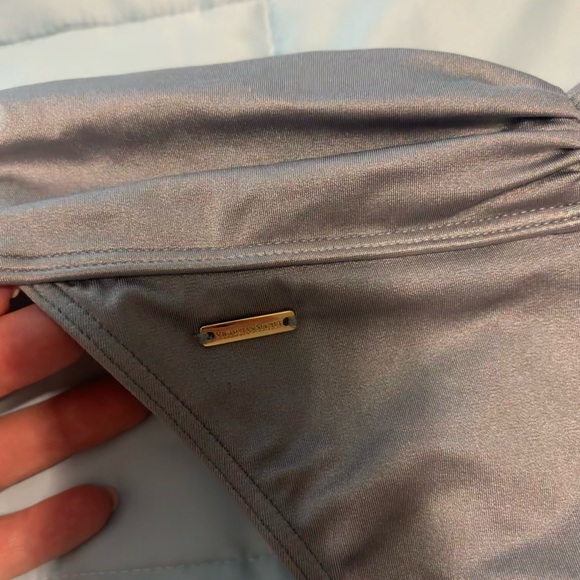 Gray Women's Halter Bikini Top - Picture 4 of 9